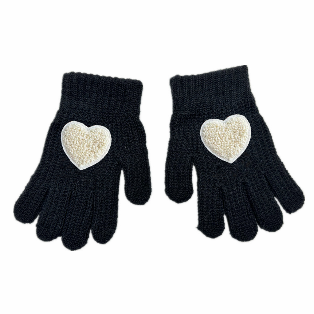 Black Gloves White Heart