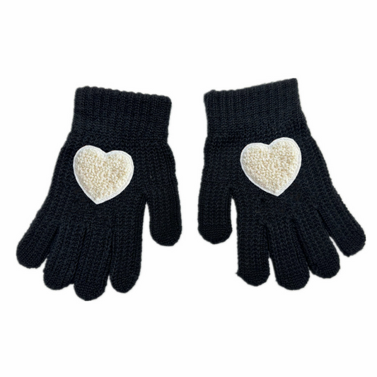 Black Gloves White Heart