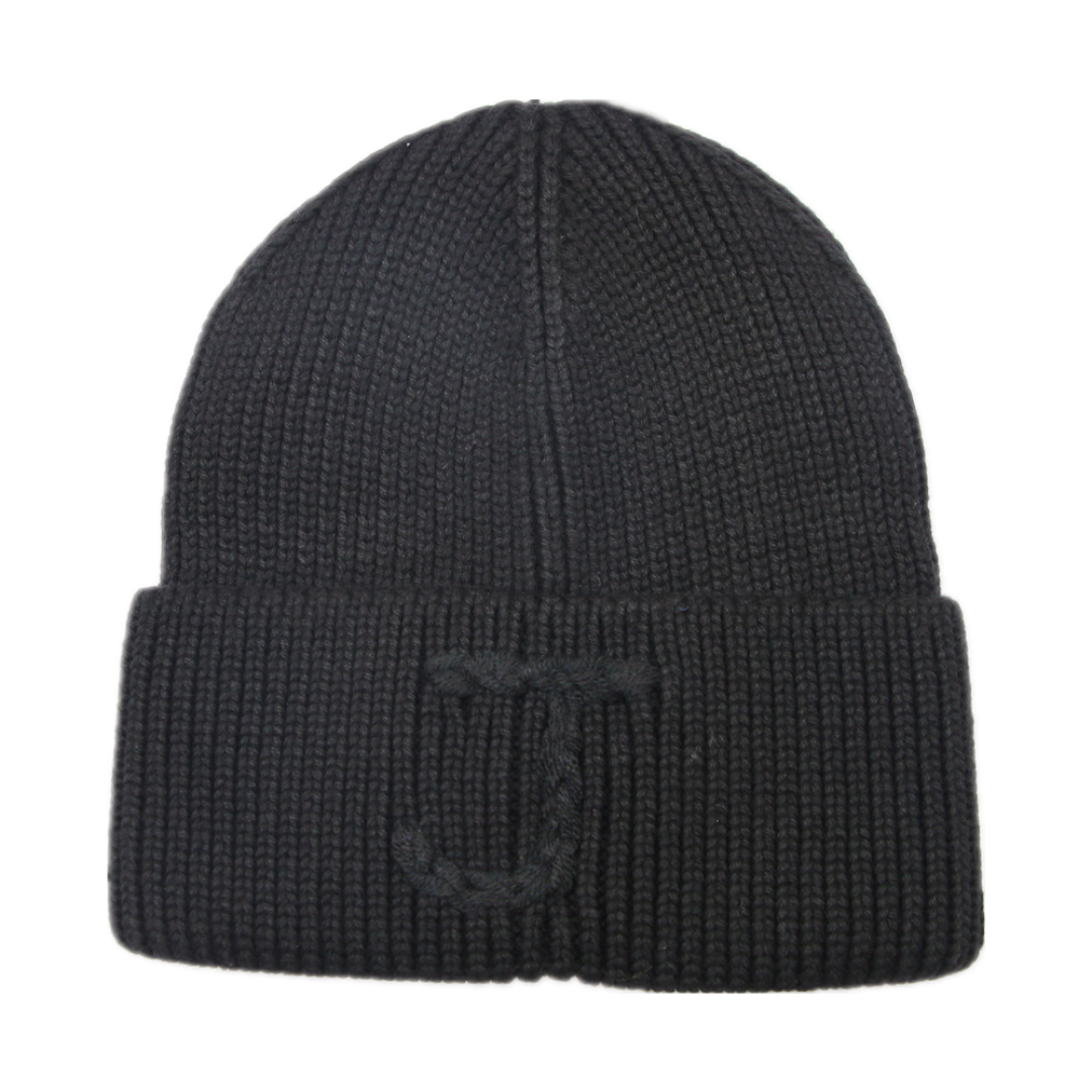 Black "J" Beanie